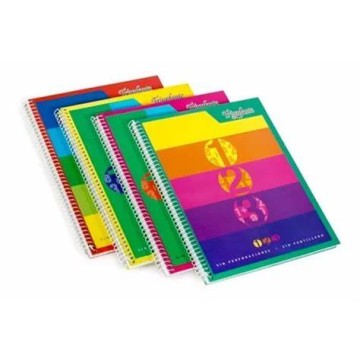 CUADERNO  CON ESPIRAL TRIUNFANTE FORRADO 60 HJS E7 123