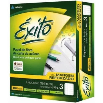 REPUESTO N3 ÉXITO REFORZADO X 480 / CUADRICULADO