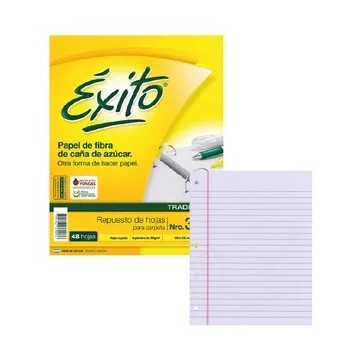 REPUESTO N3 EXITO TRADICIONAL X 48 / RAYADO