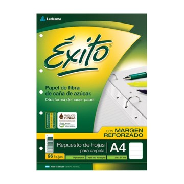 REPUESTO N3 EXITO REFORZADO X 96 / RAYADO