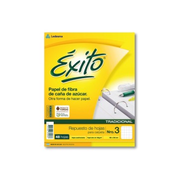 REPUESTO N3 EXITO TRADICIONAL X 48 / CUADRICULADO