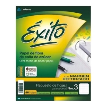 REPUESTO N3 EXITO REFORZADO X 48 / CUADRICULADO