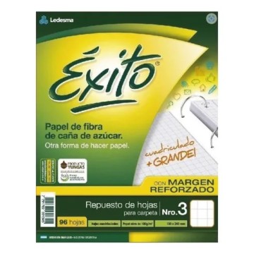REPUESTO N3 EXITO REFORZADO X 96 / CUADRICULADO