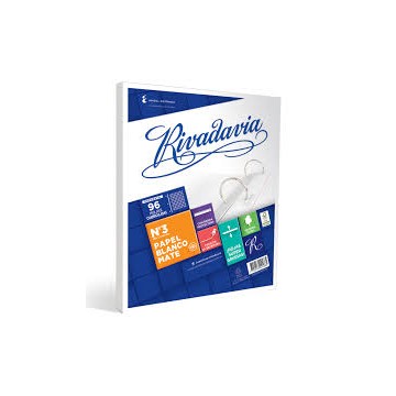 REPUESTO N3 RIVADAVIA X 96 / CUADRICULADO