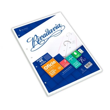 REPUESTO OFICIO RIVADAVIA / RAYADO X 48 HOJAS