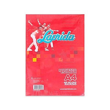 REPUESTO A4 LAPRIDA / RAYADO X 48 HOJAS