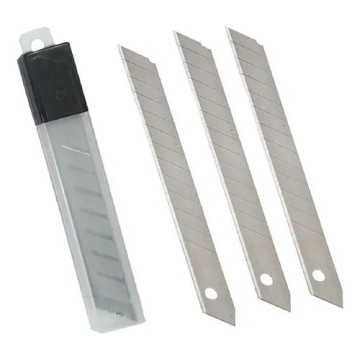 REPUESTO CUTTER FILO 9MM X10 UNIDADES